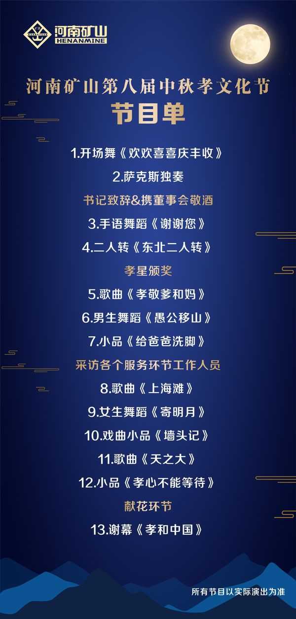  晚上6：27，觀看河南礦山第八屆孝文化節(jié)才是一件頭等大事。